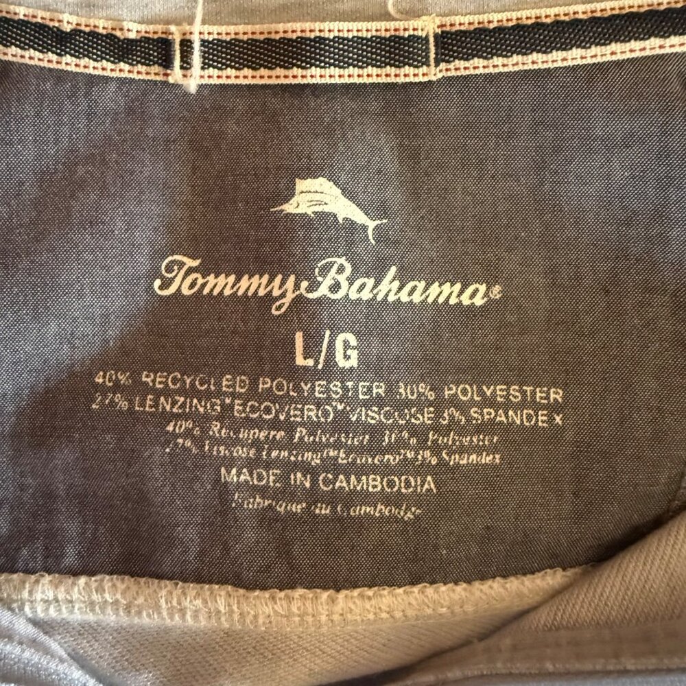 Tommy Bahama Men’s Blue Long Sleeve 1/4 Zip Pullover Size L  Coastal Resort - Picture 4 of 8